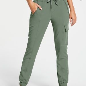Jaanuu Olive Green Essential Jogger Pant